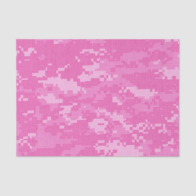 Seda Papel de tejidos de camuflaje del EJÉRCITO rosa AC (Anverso)