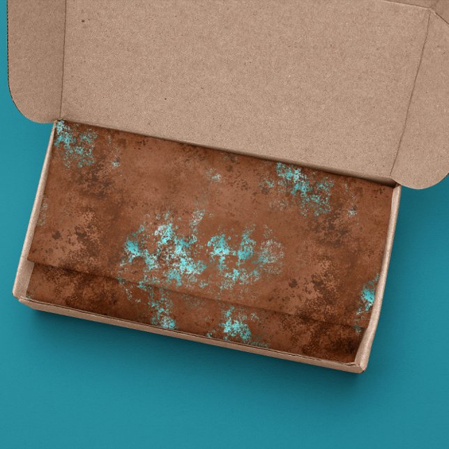 Seda Papel de tejidos de cobre con sabor a patina (Subido por el creador)