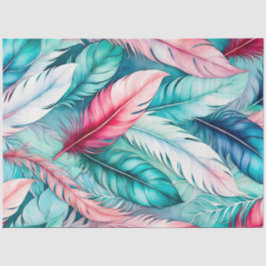 Seda Papel de tejidos de color acuático colorido