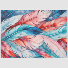 Seda Papel de tejidos de color acuático colorido