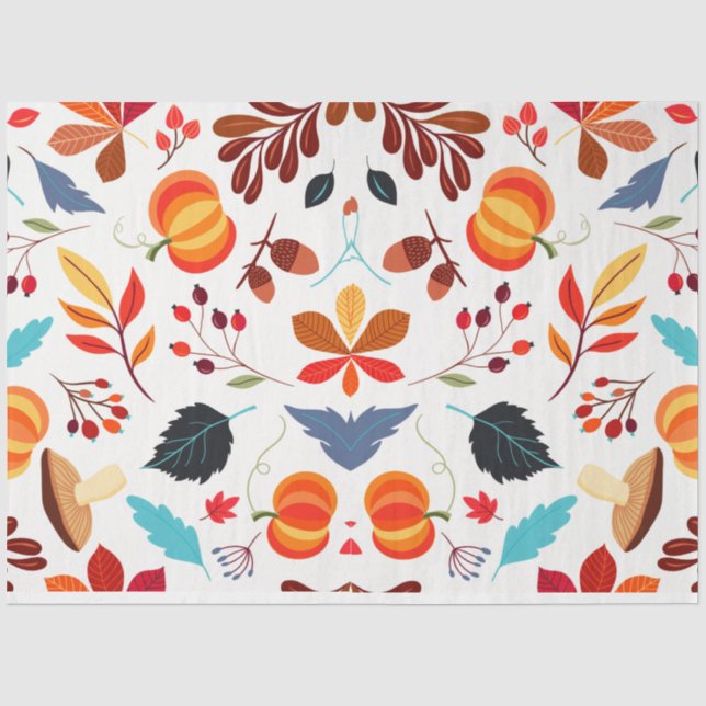 Seda Papel de tejidos de colores felices (Anverso)