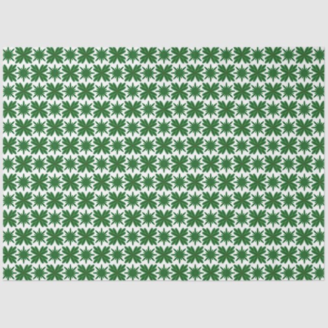 Seda Papel de tejidos de copos de nieve (Anverso)