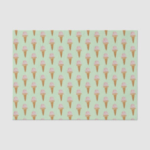 Seda Papel de tejidos de crema de hielo acuático (verde