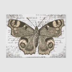 Seda Papel de tejidos de descascarillado de mariposa - 