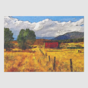 Seda Papel de tejidos de descomposición de campos de cu