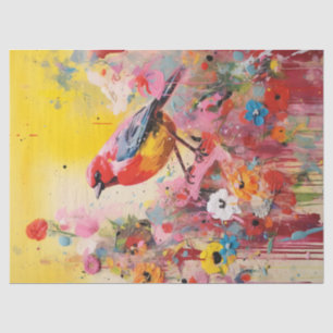 Seda Papel de tejidos de descomposición - Fantasías flo