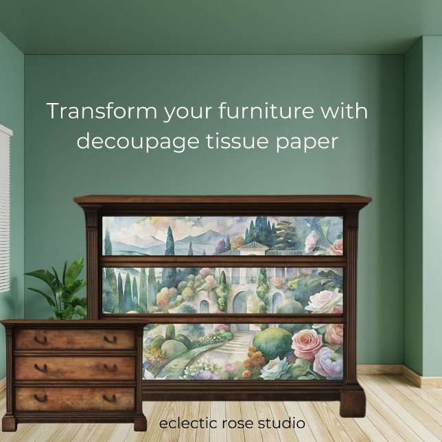 Seda Papel de tejidos de desconección Florals y Villa (Subido por el creador)