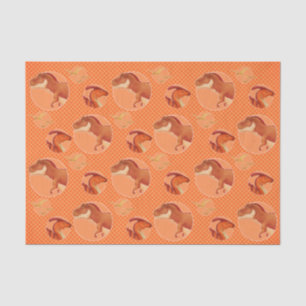 Seda Papel de tejidos de Dino