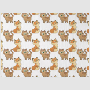 Seda Papel de tejidos de diseño animal