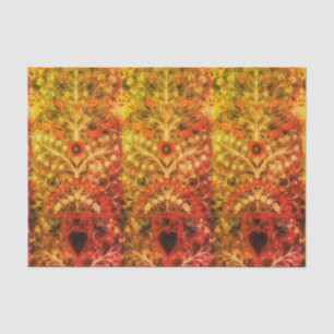 Seda Papel de tejidos de diseño antiguo indio