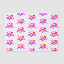 Papel de tejidos de dragón arcoiris JAPONÉS