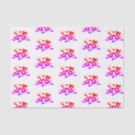 Seda Papel de tejidos de dragón arcoiris JAPONÉS