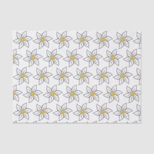 Seda Papel de tejidos de flores Edelweiss
