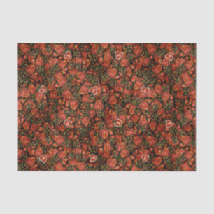 Seda Papel de tejidos de fresa