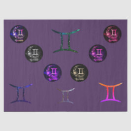 Seda Papel de tejidos de Gemini