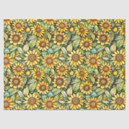 Seda Papel de tejidos de girasol rústico - 10 lb, 17"x2