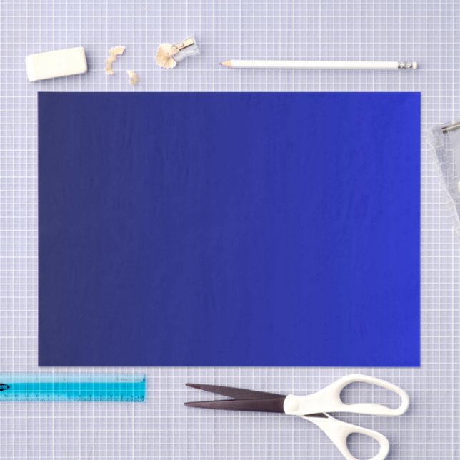 Seda Papel de tejidos de gradiente azul simple (Artesanía)