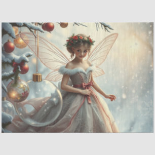 Seda Papel de tejidos de hadas para navidades