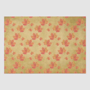 Seda Papel de tejidos de hojas de otoño