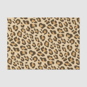 Seda Papel de tejidos de impresión Leopard