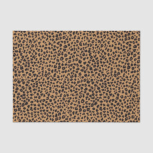 Seda Papel de tejidos de impresión Leopard