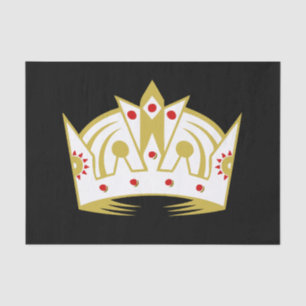 Seda Papel de tejidos de la corona
