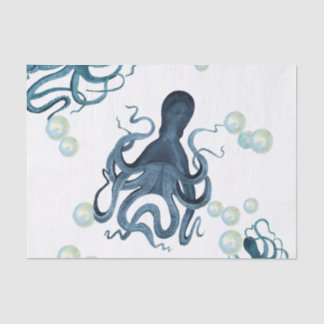 Seda Papel de tejidos de la familia Octopus