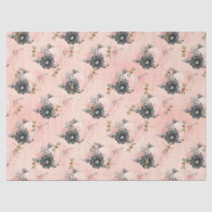 Seda Papel de tejidos de la serie Dragonflies 4