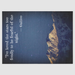 Seda Papel de tejidos de las estrellas de la noche