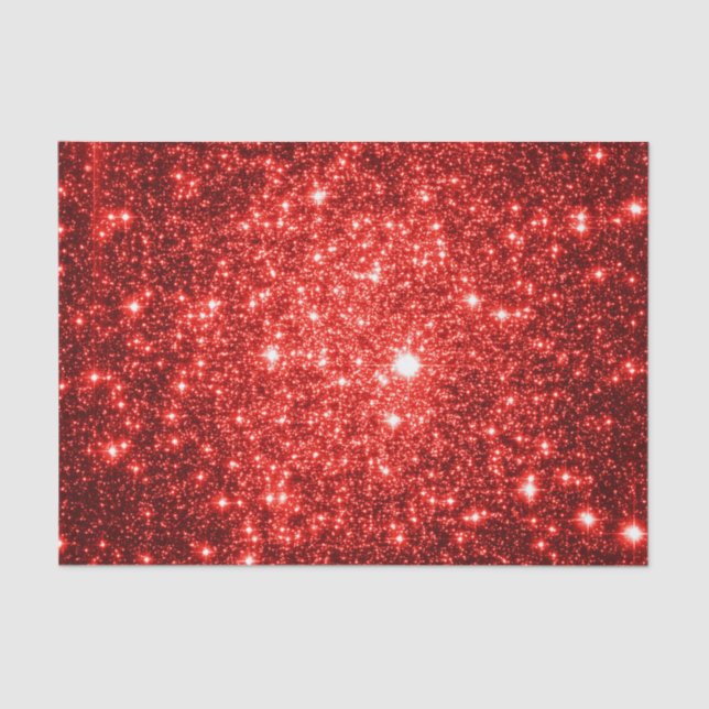 Seda Papel de tejidos de las estrellas rojas (Anverso)