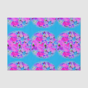 Seda Papel de tejidos de las flores rosadas