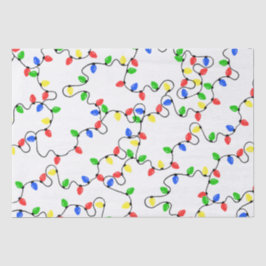 Seda Papel de tejidos de las luces de vacaciones