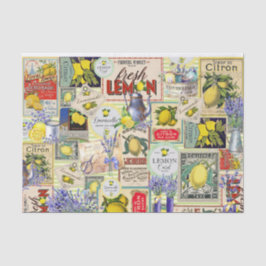 Seda Papel de tejidos de lavanda