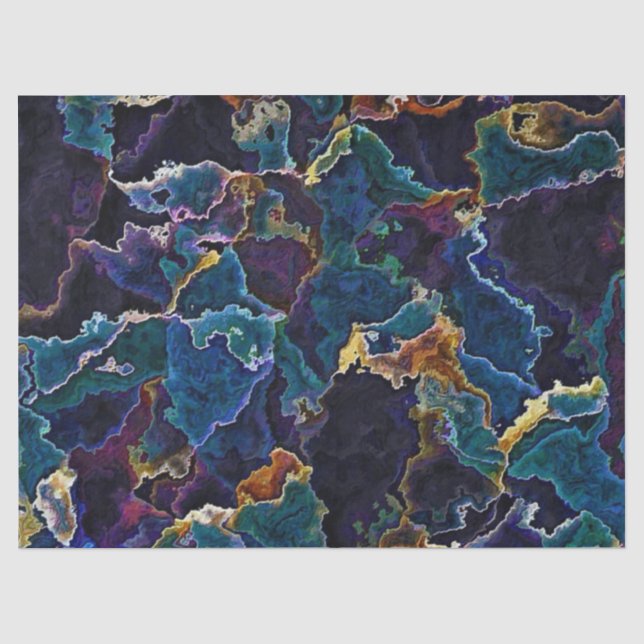 Seda Papel de tejidos de lona de aceite (Anverso)