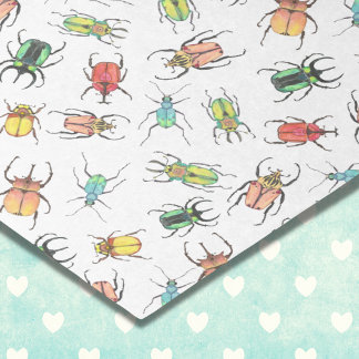 Seda Papel de tejidos de los bugs de amor