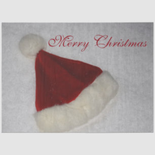 Seda Papel de tejidos de los Navidades de Santa Hat
