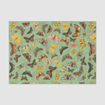 Papel de tejidos de mariposas