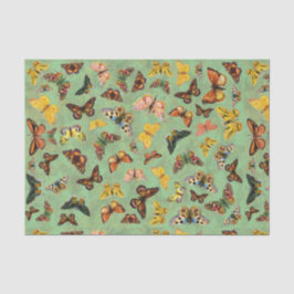 Seda Papel de tejidos de mariposas