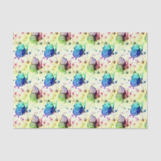 Seda Papel de tejidos de mariposas acuáticas