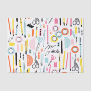 Seda Papel de tejidos de material de arte personalizado