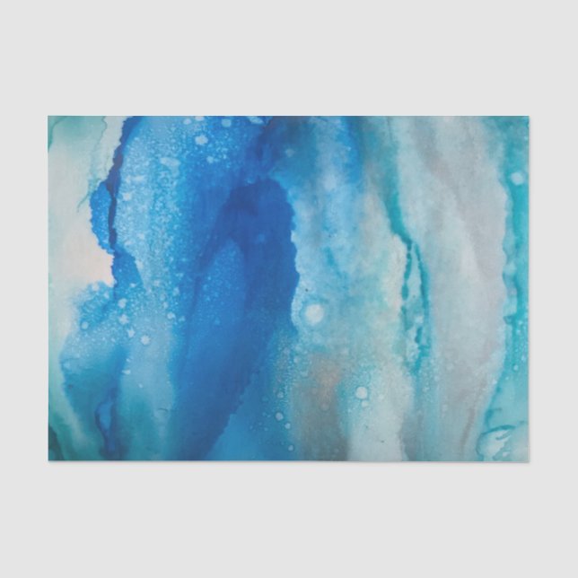 Seda Papel de tejidos de Ocean Moods | Estilo nº 5 | Re (Anverso)