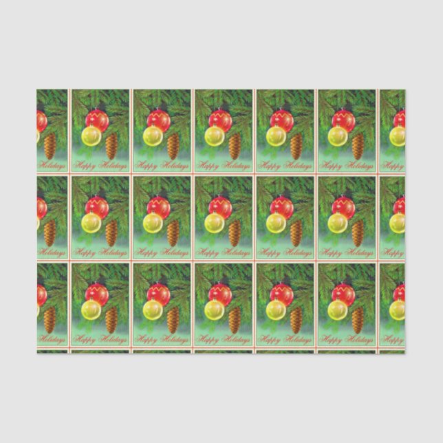 Seda Papel de tejidos de ornamentos (Anverso)