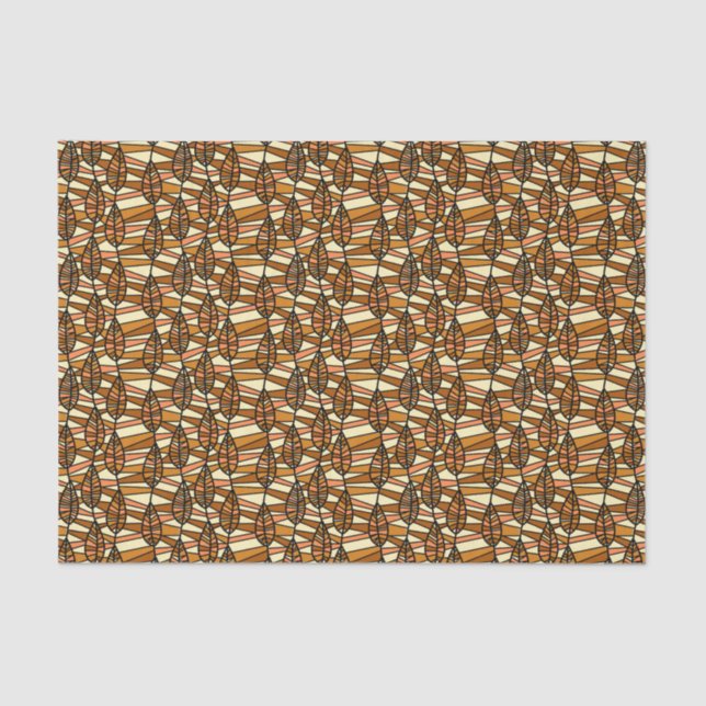 Seda Papel de tejidos de otoño retro (Anverso)