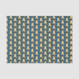 Seda Papel de tejidos de OVNI Art Deco