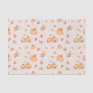 Seda Papel de tejidos de parche de calabaza