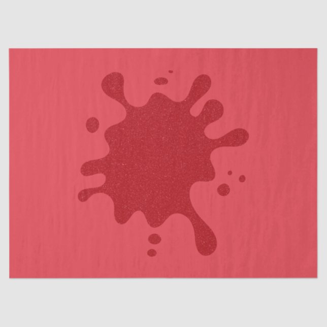 Seda Papel de tejidos de Personalizado de tomate rojo S (Anverso)