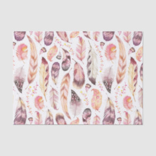 Seda Papel de tejidos de plumas