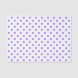 Seda Papel de tejidos de polkadots puros y blancos