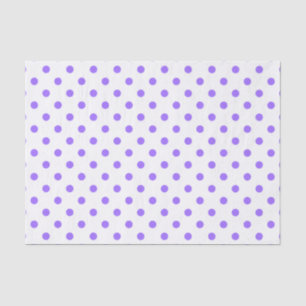 Seda Papel de tejidos de polkadots puros y blancos