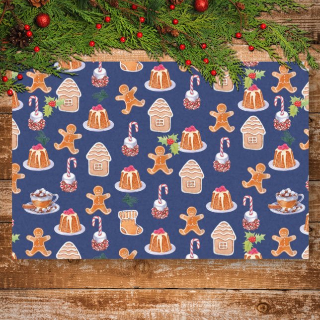 Seda Papel de tejidos de postres para navidades (Subido por el creador)